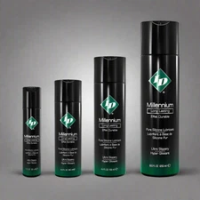 ID Millennium Long Lasting Silicone Based Personal Sex Lubricant Lube All Sizes