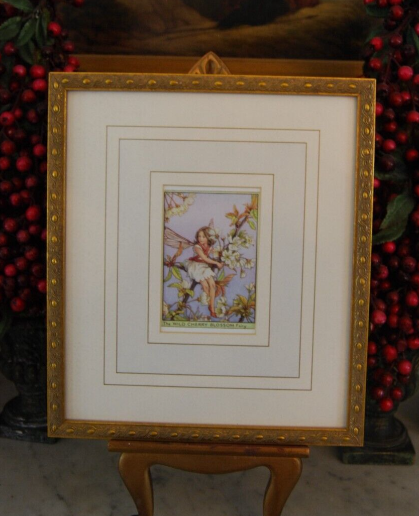 VINTAGE THE WILD CHERRY BLOSSOM FAIRY BY CICELY M BARKER MAT