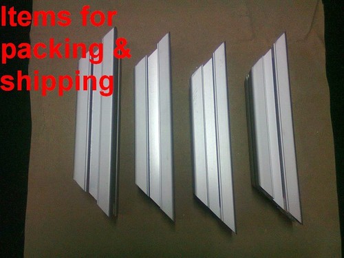 Aluminum T-slot profile 45 degree corner support 3030-8 L150mm, 4-set - Picture 2 of 6