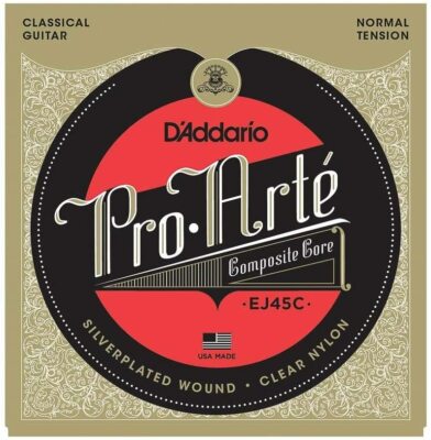 D'Addario EJ45C Pro-Arte Composites Classical Guitar Strings UPC 019954121280