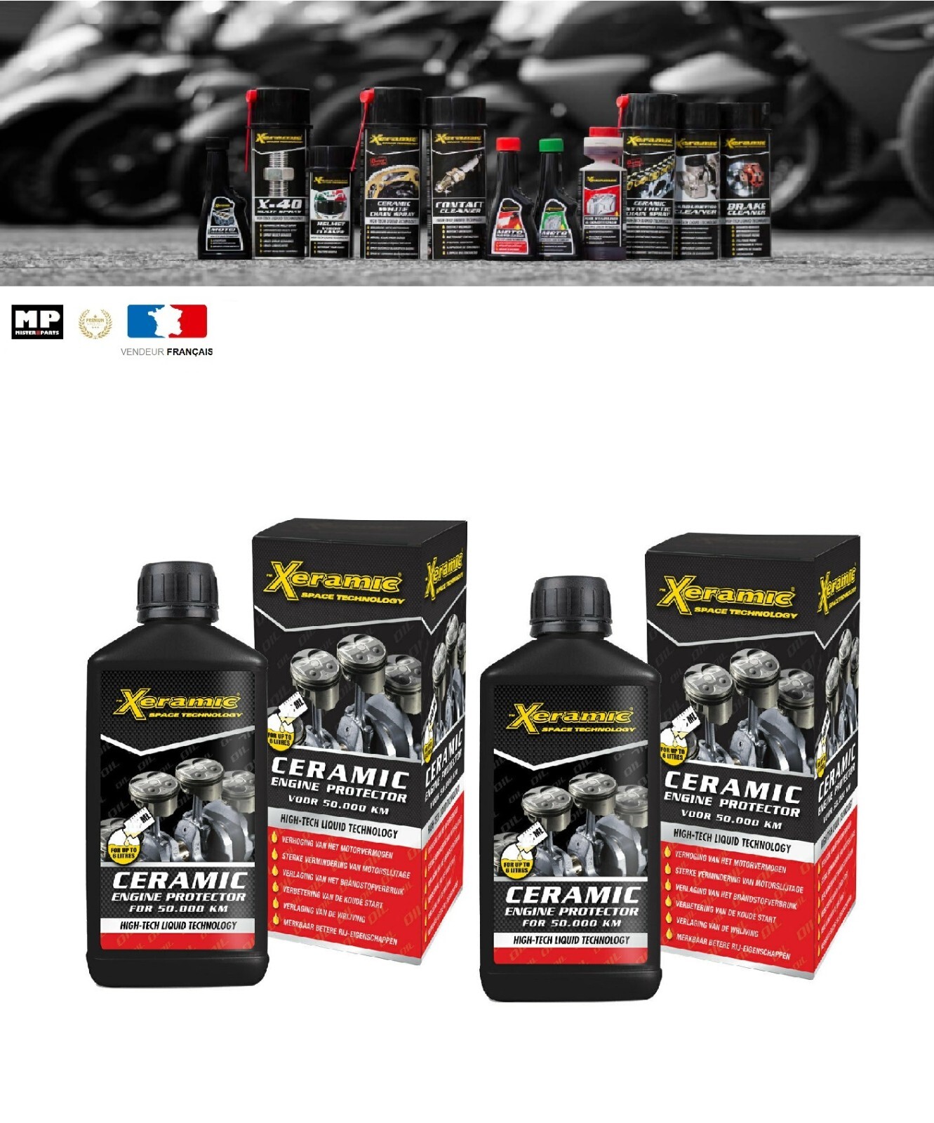 Fluide céramique Xeramic Engine Protector 500Ml pour espacer les vidanges - 2