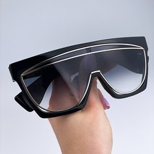 NEW Loewe LW40012F FILIPA MASK 05B Black Gradient Smoke Shield Women Sunglasses NEW Loewe LW40012F FILIPA MASK 05B Black Gradient Smoke  main image 4
