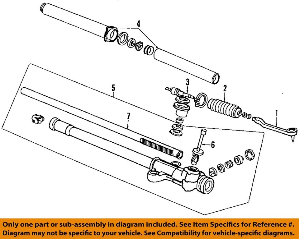 Used Rack and Pinion Assembly fits: 1995 Honda Prelude Front Power Rack and Pini Foto 3 de 4