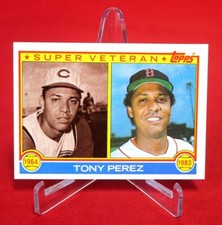 Tony Perez Super Veteran 1983 Baseball Card TOPPS #716 Mint