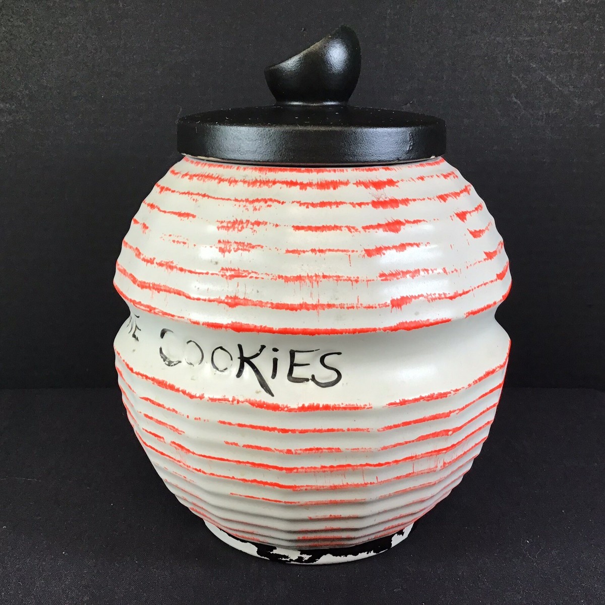 Vintage McCoy Ceramic Fortune Cookie Jar Chinese Lantern See Video