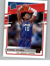 2020-21 Donruss Daniel Oturu 217 Rookie Card RC Los Angeles Clippers