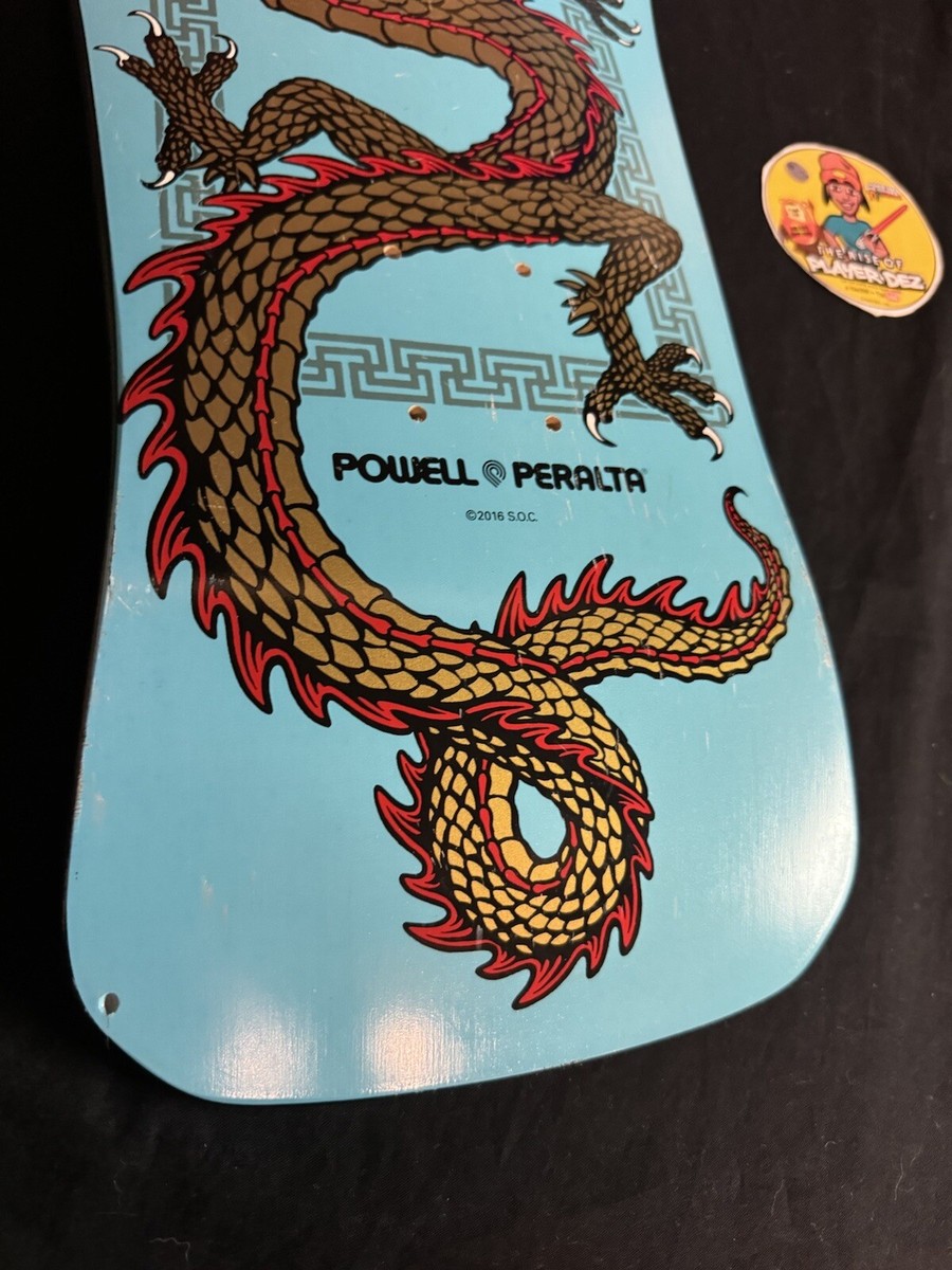 RARE SIGNED Steve Caballero 2016 Blue Dragon Powell Peralta RARE SIGNED Steve Caballero 2016 Blue Dragon Powell Peralta