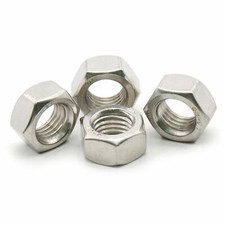 Hexagon Full Nuts To Fit Metric Coarse Pitch Bolts Screws A2 304 Stainless Steel