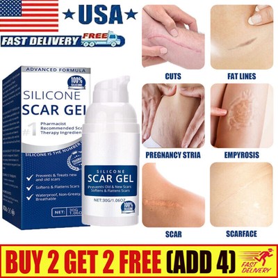 Advanced Silicone Scar Gel Stretch Marks Removal Cream Surgery Scar Skin Care