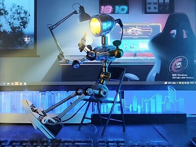 steampunk 1/6 Scale BJD robot for 12'' Action Figures, Unique decor mechanical Me