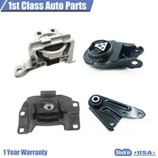 4PCS Engine Motor & Trans Mount Set for 2010 Mazda 3 2.0L Manual.