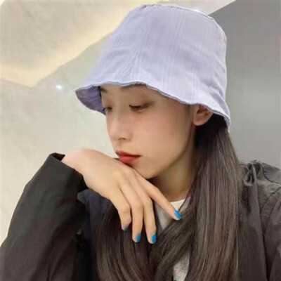 Summer Women Thin Bucket Hat Sun Proof Light Fisherman Cap Cooling
