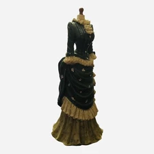 K's Collection Fashion Series Limited Edition Vintage Dress Figurine Green 6"