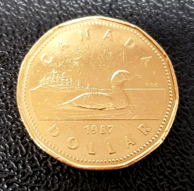 CANADA [1988-1989] Golden Color $1 Dollars KM# 157 WOLRD COIN | eBay