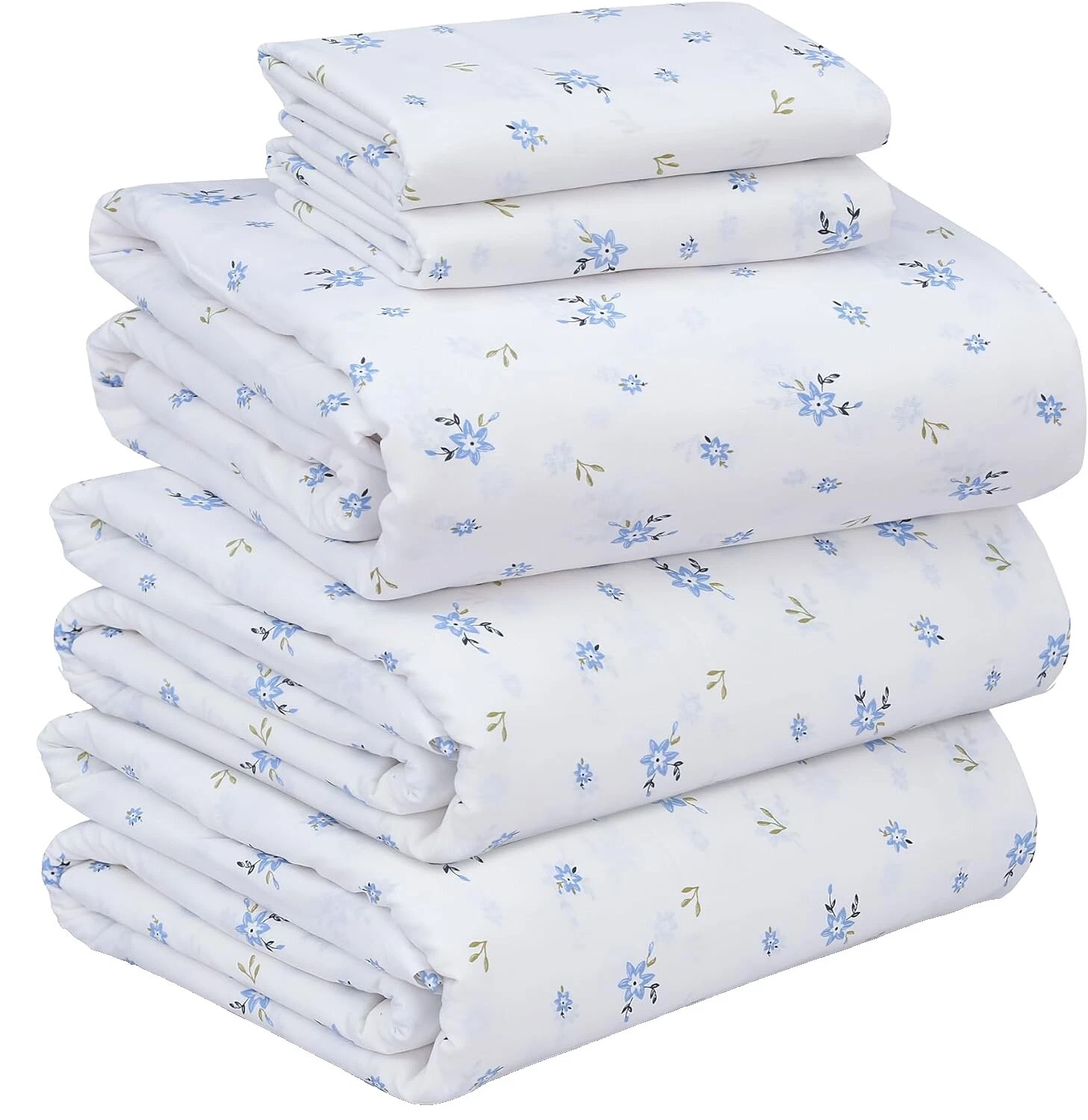 King Percale Floral Bed Sheets
