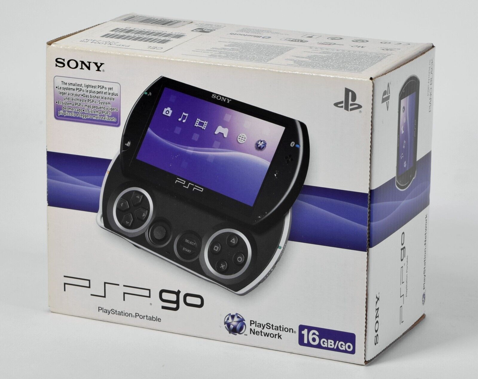 Sony Playstation Portable, PSP go 16GB/GO, PSP-N1004 PB, Piano Black,  New/ORIGIN