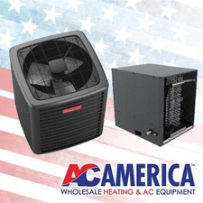 Goodman 2 Ton 14.3 SEER2 AC Condenser + Horizontal Coil (17.5") GSXN402410