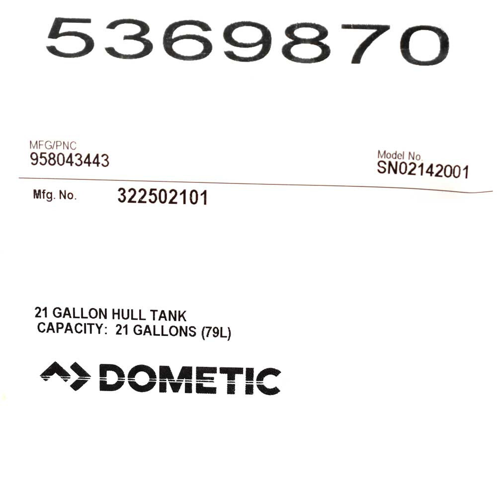 Dometic Boat Holding Tank 322502101 Pursuit 21 Gallon Poly 5369870 eBay