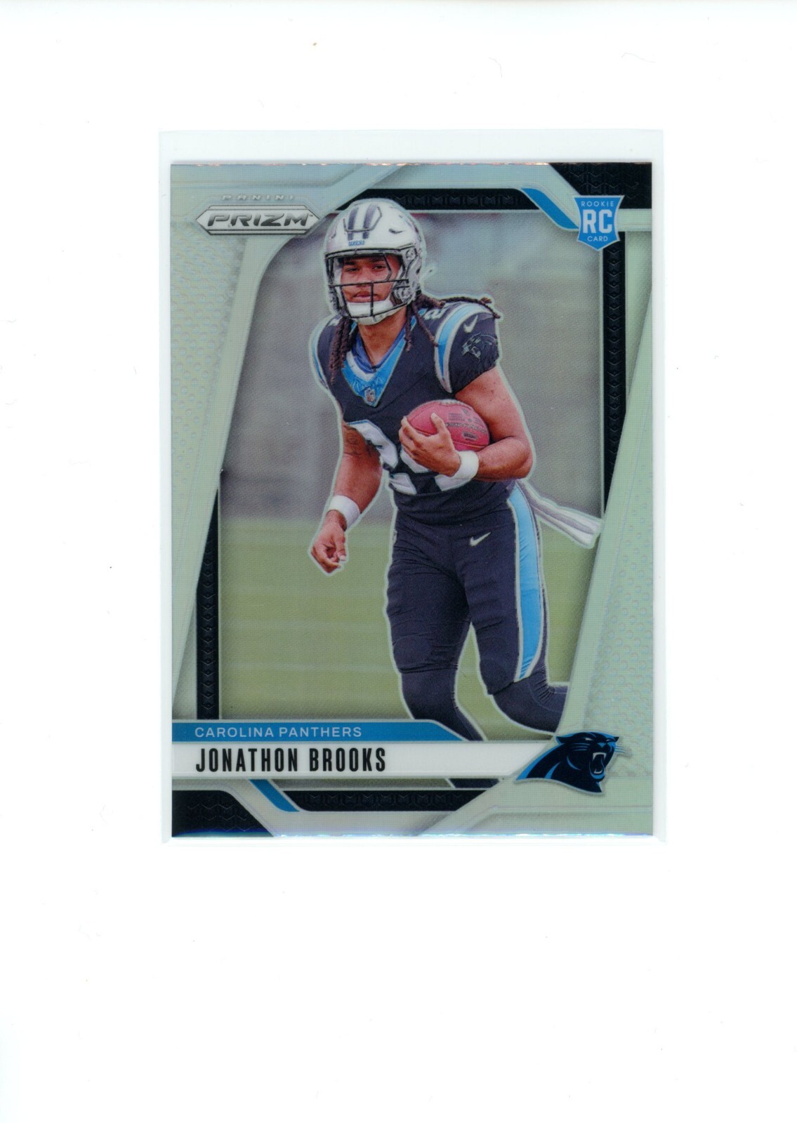 2024 Panini Prizm Jonathon Brooks #357 Silver Prizm Rookie Card RC Panthers