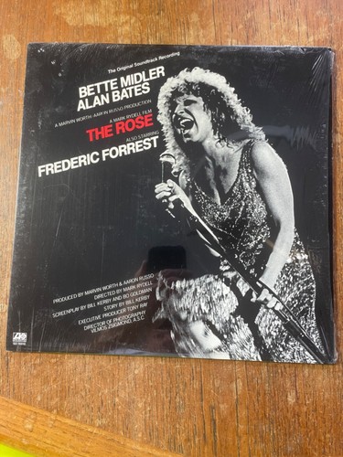 Bette Midler The Rose 1979 Movie Sountrack LP Vinyl SD16010 w/Shrink VG+ - Picture 2 of 7