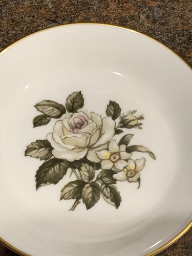 Royal Worcester England Grey Rose Pin dish/tray 2 lot - Picture 2 of 8