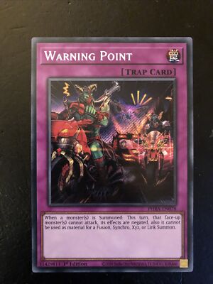 Warning Point PHRA-EN078 (Yu-Gi-Oh!) 1st Edition
