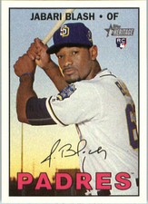 2016 Topps Heritage High Number #597 Jabari Blash San Diego Padres Rookie Card