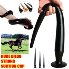 Super Long Dildo Male Prostate Massager Anal Butt Plug Dildo Sex Toy Suction Cup