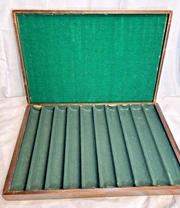 Poker Chip Rack Wooden Case Type Vintage