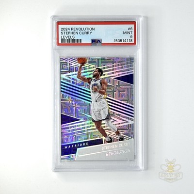 Stephen Curry 2024-25 Panini Revolution Levels #6 /25 PSA 9 Warriors