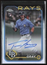 2024 Topps Chrome Tristan Gray Rookie Auto Refractor /499 #RA-TGR RC Tampa Bay