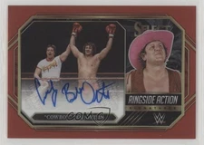 2023 Select WWE Ringside Action Signatures Red Prizm 37/60 Bob Orton Auto pe8