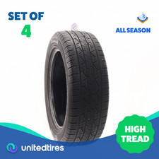 Set Of 4 Used 24555r19 Continental Crosscontact Lx25 103h - 8.5-1032 196oh