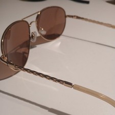 Oscar De La Renta Mod 3060 651 Aviator Gold Metal Frame Pink Gradient Sunglasses