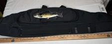 Fishing Rod/Reel Carrier Bag, Travel Storage Case w/ tackle storage. Ice Fishing