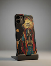 Art Style Skeleton Design Phone Case Slim Flexible Protective Cover