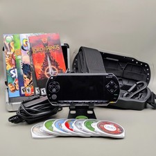Sony PSP 1001 Black Console Bundle 7 Games 25...