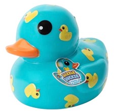 Light Blue JUMBO Dazzle Duck Rubber Duck Collectible Sparkle Duck NWT