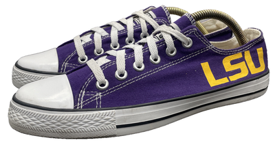 adidas gazelle silver green womens LSU Tigers NCAA Mens Gradient Midsole White Sneakers main image 1