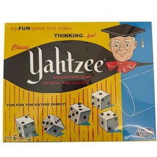 Hasbro Classic Yahtzee Retro Dice Game Winning Moves 1167 New Sealed Family Fun