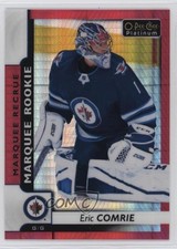 2017 O-Pee-Chee Platinum Marquee Rookies Red Prism 123/199 Eric Comrie #196 2rd