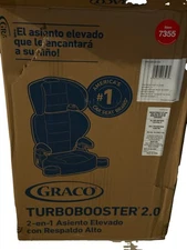 Graco TurboBooster 2.0 Highback Replaceable Cover Declan NEW