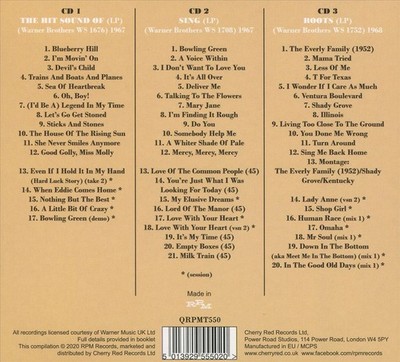 EVERLY BROTHERS, THE - DOWN IN THE BOTTOM THE COUNTRY ROCK SESSIONS 1966-1968: 3