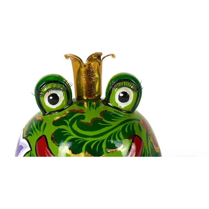 RANA Re dei Ranocchi Statua Scultura Tom's Drag 4435 Marvin Oro 10 cm Pop Art, fotografia 7 di 9