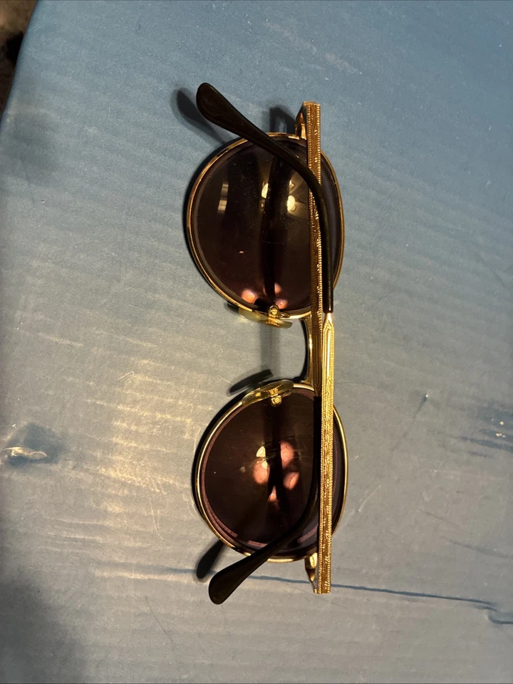 Vintage Vogue VO3117 354 Rose Gold Metal Oval Sunglasses Italy - Image 4 of 4