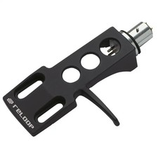 RELOOP HEADSHELL BLACK conchiglia con innesto sme porta testina giradischi NUOVA