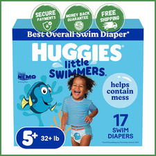 DISPOSABLE SWIM BABY DIAPERS Little Swimmers Toddler Pool Swim Pants Leak Proof