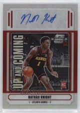 2020 Panini Contenders Optic Up and Coming 5/99 Nathan Knight #UC-NKN Auto 4z8