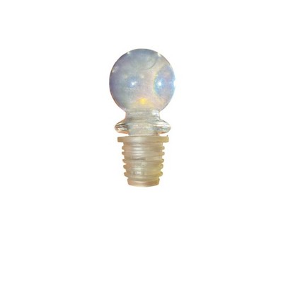 Clear Glass Ball Wine Bottle Stopper Round Sphere Top Barware Accessory