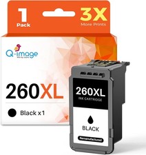 1PK PG-260XL Black Ink Cartridge Replace For Canon 260XL Ink PIXMA TS5320 TS6420
